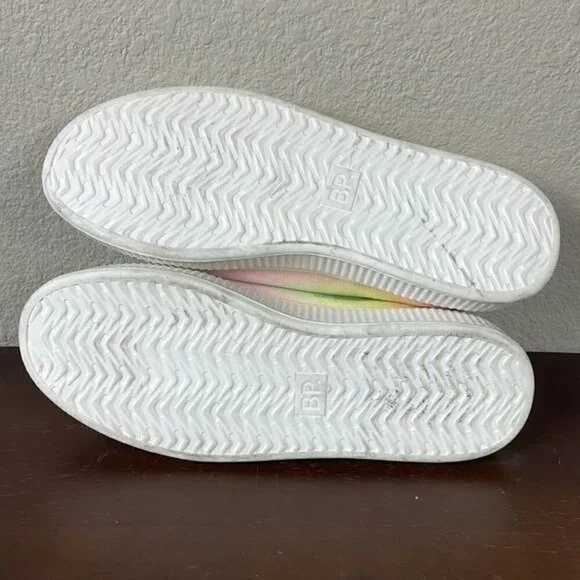 New BP Sonny Fab Platform Sneaker in Pastel Tie Dye Rainbow Sz 9 - Picture 8 of 10
